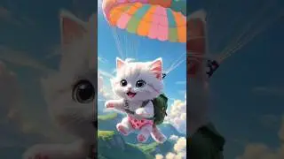 🐱 become pilot👨&zwj;✈️️ 👻 #ai #aishorts #funny #catvideos