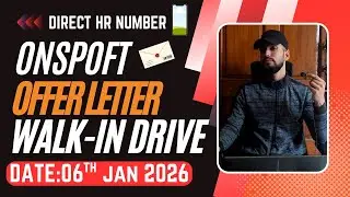 Mega Walkin Drive | Date:6th Dec 2025 | Direct Interview | Dont Miss!!