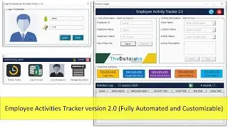 Fully Automated Employee Activities Tracker version 2.0 (Demo and Configuration) - Premium Tool