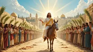 Jesus Triumphant Entry into Jerusalem Bible Story || Triumphal entry of Jesus