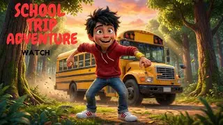 The School Trip Adventure Trailer 🌈 | 3D Animated | Cartoon Craze |