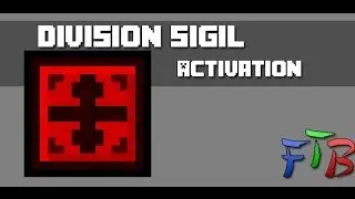 Extra Utilities - FTB - Activating the Division Sigil