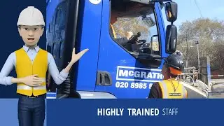 Animated health & safety induction video with a virtual presenter