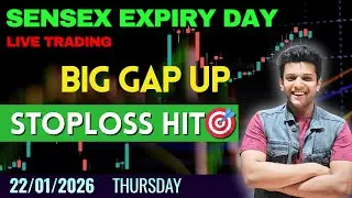 Sensex Expiry Day Live Trading - Subah Subah Stoploss Hit Ho Gaya Aaj