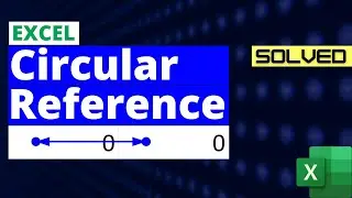 There are one or more circular references where a formula refers to its own cell either directly