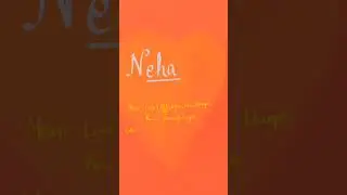 #neha 🩵 name with meaning, qualities, lucky colors, and lucky days #nameart