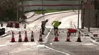 Road closure following rockfalls on Eastside