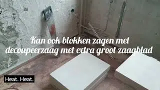 ZELF EEN DOUCHEMUUR MAKEN MET YTONG BLOKKEN 💪 | BADKAMER VERBOUWING DIY #metselaar #metselen 