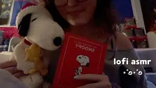 snoopy asmr ˚ &sdot;૮₍ &rsaquo; ˕ &lsaquo; ₎ა &sdot;˚&sdot; (book tapping, fabric scratching, and more!)
