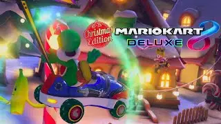 Малышка Персик &mdash; проблема на Рождество! [Mario Kart 8 Deluxe] Давайте играть!