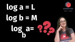 Se log a = L e log b = M, qual é o valor de log de 