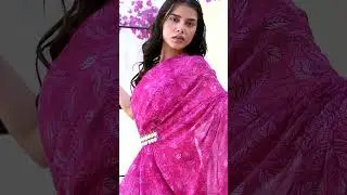 Pink Georgette Kaftan Dress | Resort '23 | Basanti - Kapde Aur Koffee