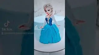Frozen Theme Cake #customizedcake #bakerqueen #frozen