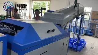 5% shrinking on elastic band,automatic elastic tape shrinking machine ,webbing pre-shrinking machine