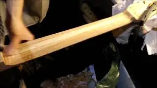 Neck Through Bass Build - Part 7: Shaping the headstock and neck