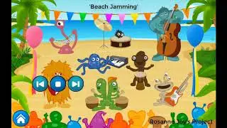 Monster Band project example, 'Beach Jamming' by Rosanne Joy