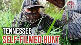 SELF FILMED TURKEY Hunt | Tennessee Turkeys | Spittin' and Drummin' Action