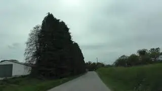 Driving On The D28 Between 22480 Kerien & 22160 Ma&euml;l Pestivien, C&ocirc;tes d'Armor, France