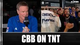 Coach Bill Self Joined the TNT Crew After Kansas' Win Over Syracuse 🤝👏