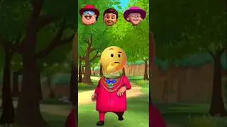 🤔Guess The Right Head Puzzle 💯Motu 😝Patlu rudra #wrongheads #puzzle #shorts #motupatlu