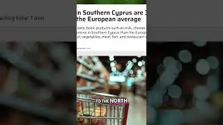 North Cyprus  Price Comparison: North vs South, Shocking Results! #shorts