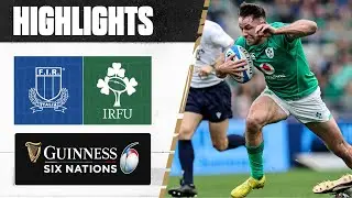 HIGHLIGHTS | 🇮🇹 Italy v Ireland ☘️ | 2023 Guinness Six Nations