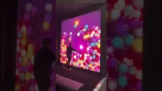 Indoor high resolution interactive LED display #leddisplay #ledscreen #pantallaled