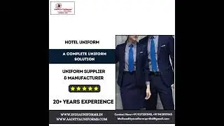 Hotel Uniform Available At Aaditya Uniforms