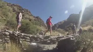 Walking in the Barranco de Poqueira, Sierra Nevada