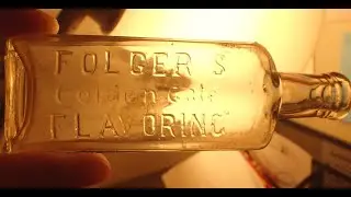 Folger's Coffee / Folger's Golden Gate Flavoring | Antique Bottle Stories