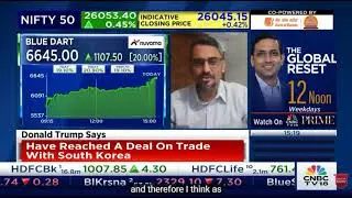 Обсуждение Маюреша Джоши о Веданте, Blue dart, CG Power и многом другом на CNBC TV18.