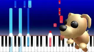 Roblox Adopt Me - VIP room (Piano Tutorial)