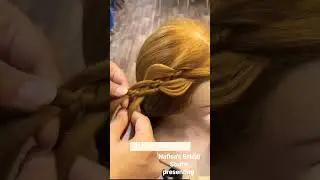 Free basic hairstyling course day 1| simple braided hairstyle