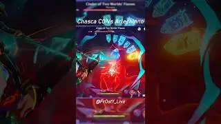 CHASCA VS ARLECCHINO | SHE IS LITERALLY🔥| Genshin Impact | #genshinimpact #genshin #shorts