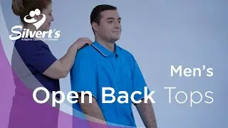 Men's Open Back Snap Top - Adaptive Clothing for Men
