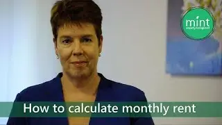 How to calculate the monthly rent?