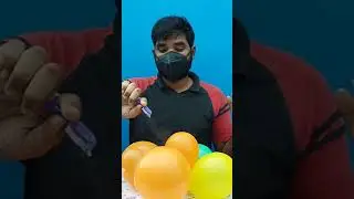 Burst balloon with petrol | Petrol + Balloon | Mask Experiment #Shorts