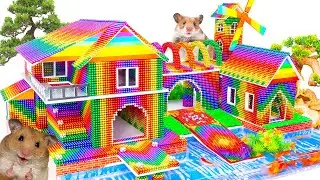 It Took Me 185 Hours To Build Modern Viking House Has Kinetic Sand Fish & System Underground Pool