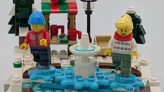 Ice Skating Rink - LEGO set build and review