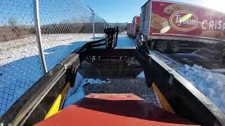 Deere 4066R Moving Gravel