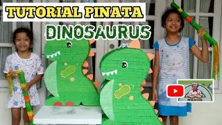 Cara membuat pinata dinosaurus sederhana