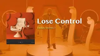 Teddy Swims - Lose Control⎜Piano accompaniment