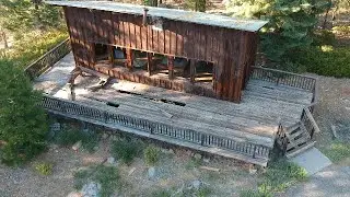 A abandoned ski hill in northern ca Plumas co