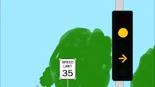 5 Section Traffic Light Animation