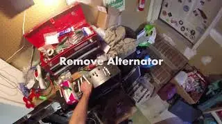 Starter removal from above BMW Z3 M44
