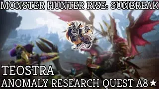 Monster Hunter Rise Sunbreak: A8 Anomaly Research: Teostra