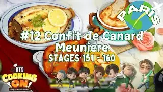 BTS Cooking On : TinyTAN Restaurant - PARIS (4.3 CONFIT de CANARD - MEUNIERE Stages 151-160)