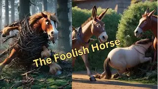 The Foolish Horse | Panchatantra English Moral Stories For Kids | Maha Cartoon TV English