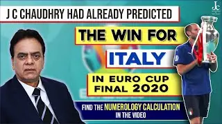Euro Final 2020 Winner Predictions by J C Chaudhry got TRUE &ndash; Italy became the Winner