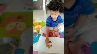 How I keep my toddler away from screen time | Creative play #shorts  #homeschooling #creativeplay